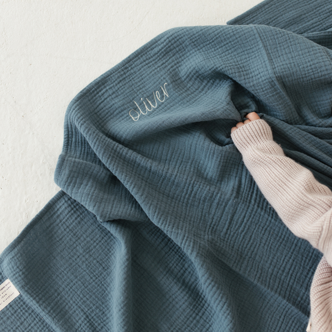 GIANT SWADDLE | MISTY BLUE