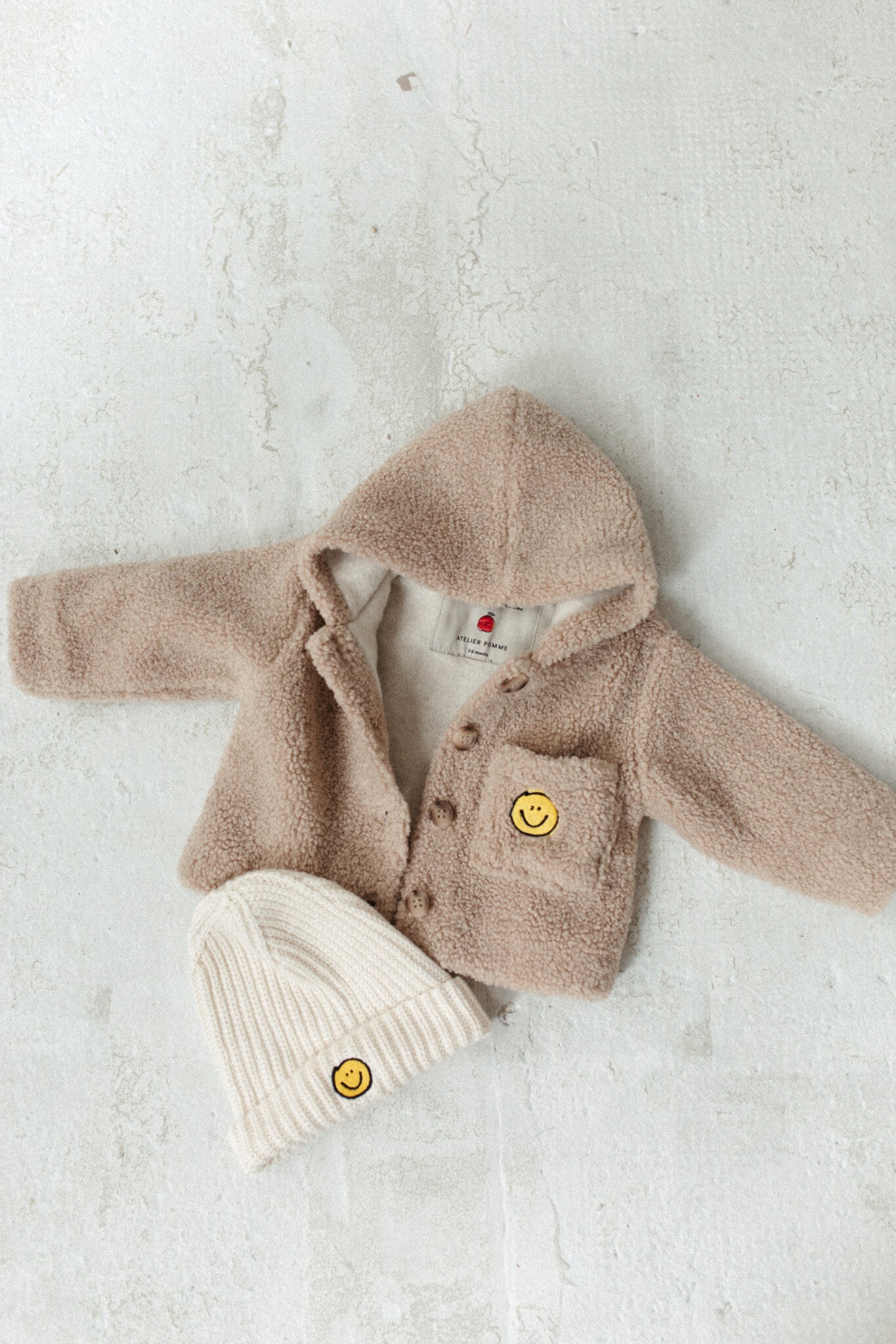 Beanie baby cosy white