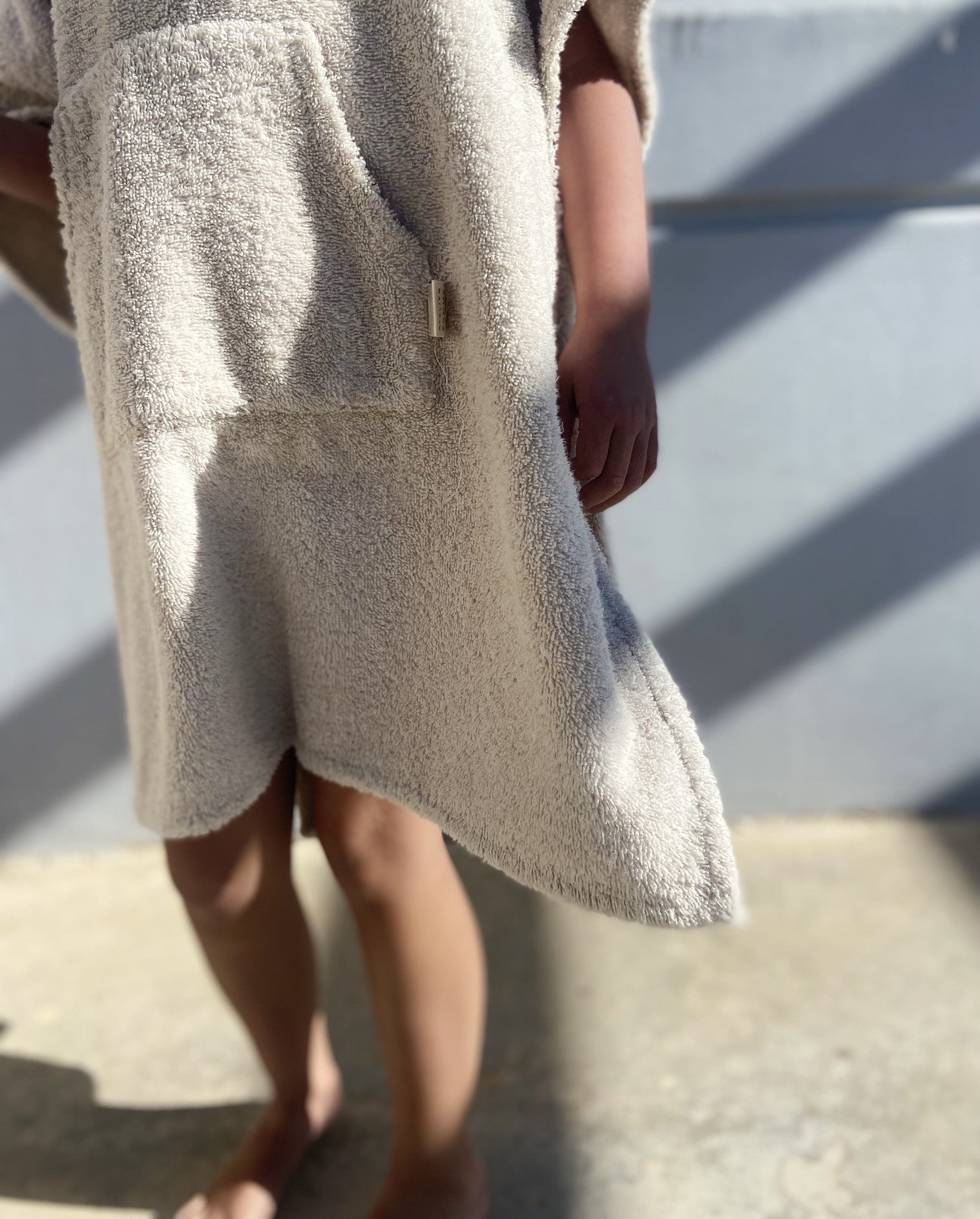 Bubbly poncho bonjour beige