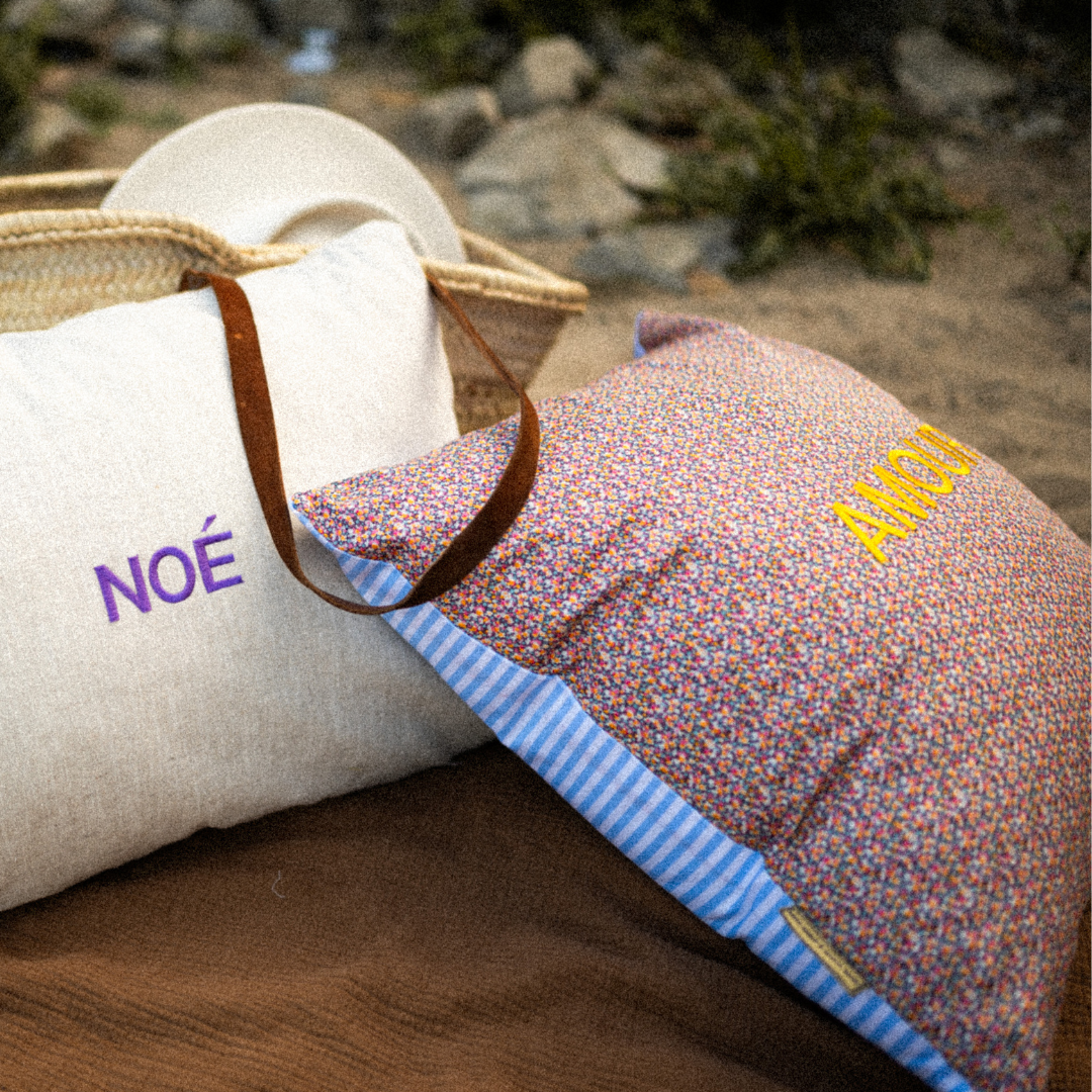 cushion met gepersonaliseerde tekst