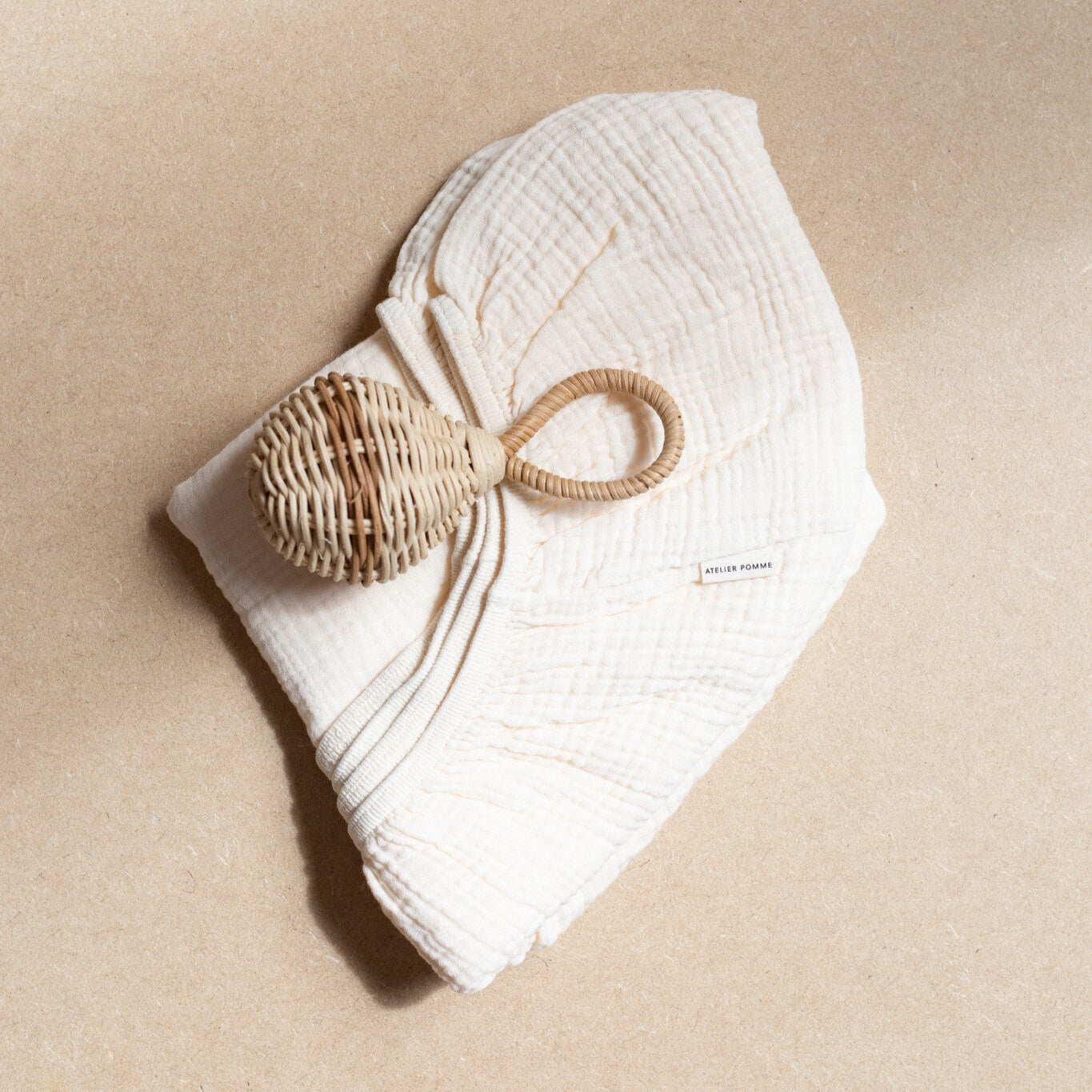 Fitted sheet crib cosy white