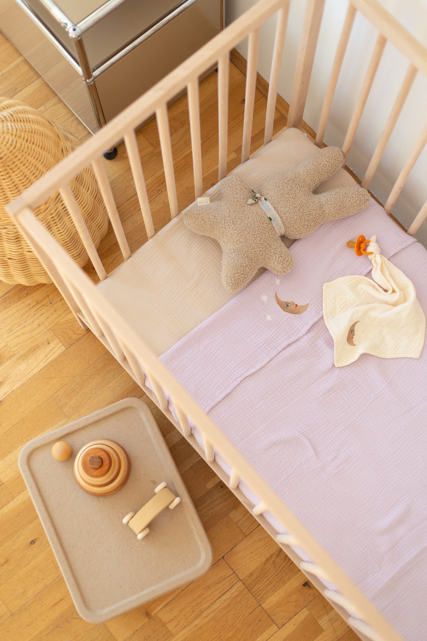 Flat sheet cot lucky lila