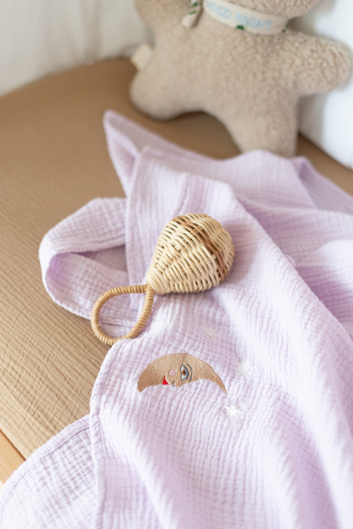 Flat sheet crib lucky lila