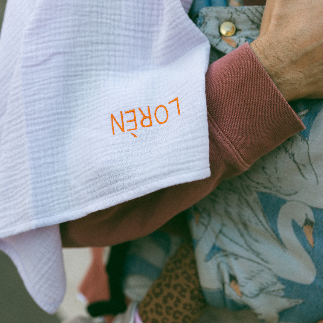 Huge towel lucky lila