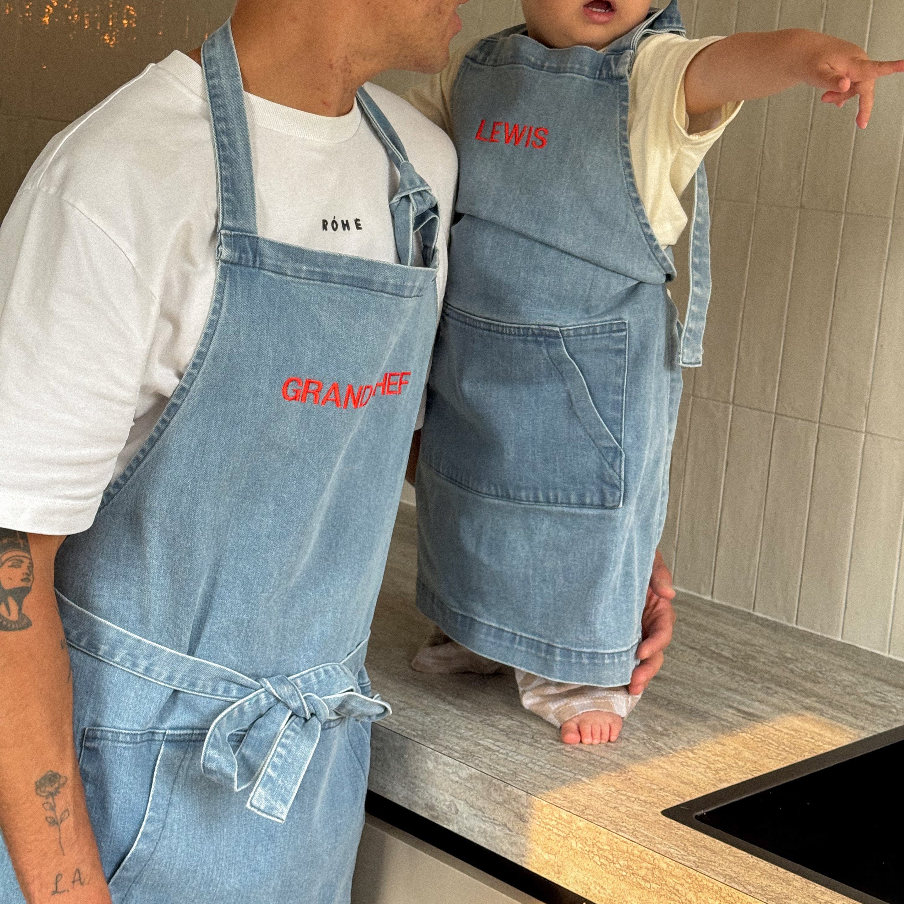 APRON PETIT CHEF | DENIM