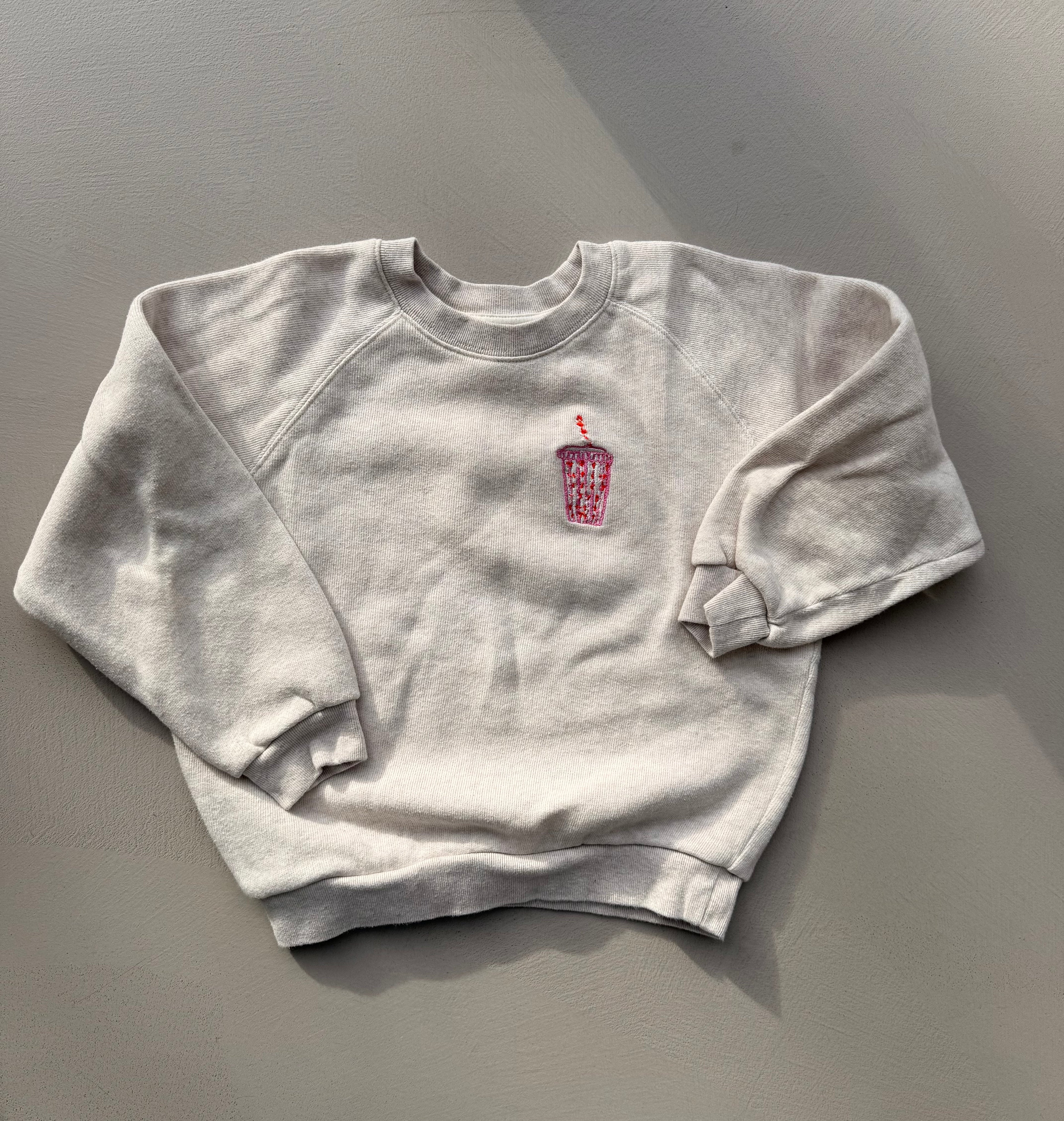 SAMPLE SALE | SWEATER BONJOUR BEIGE 4 YEARS