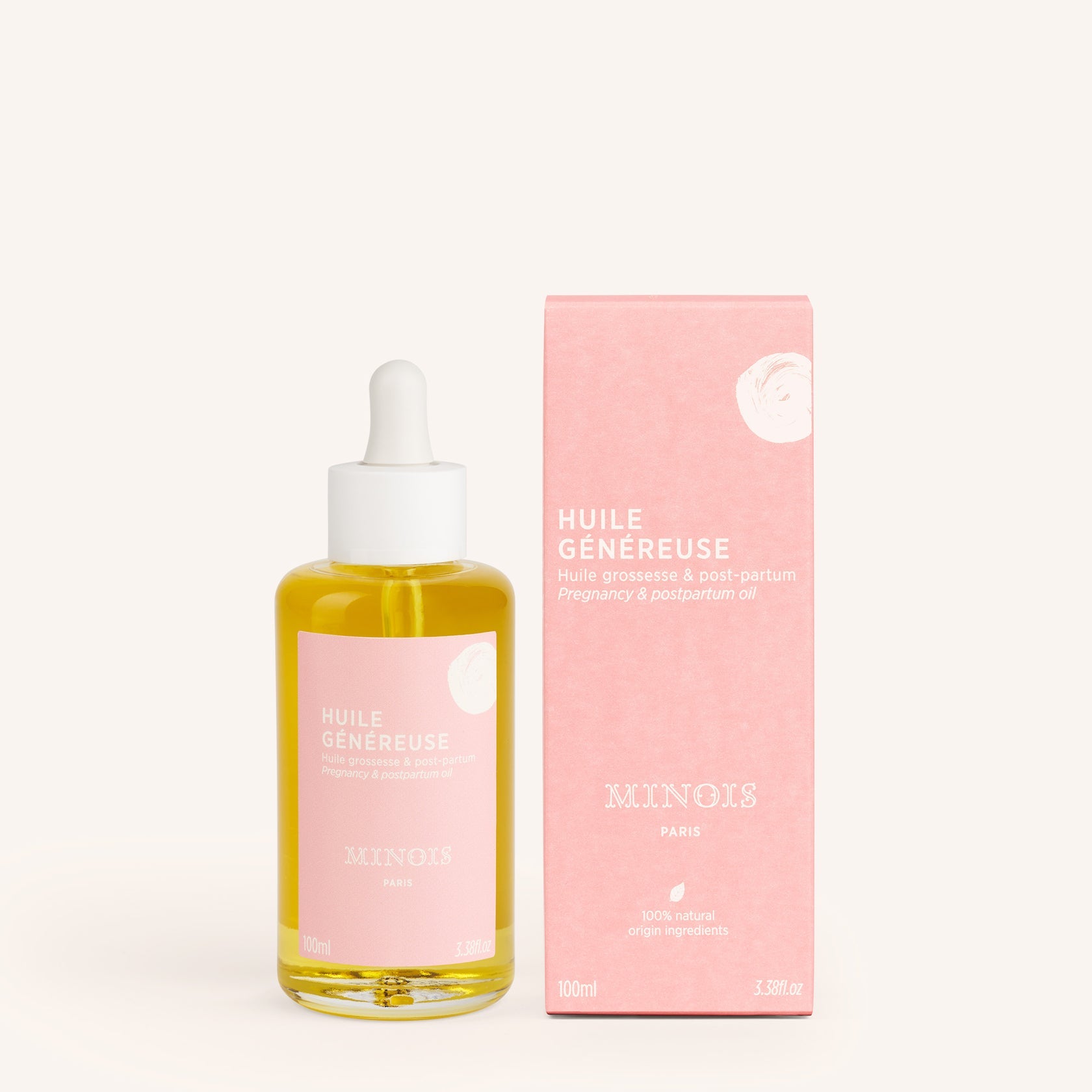 Mama oil met verpakking