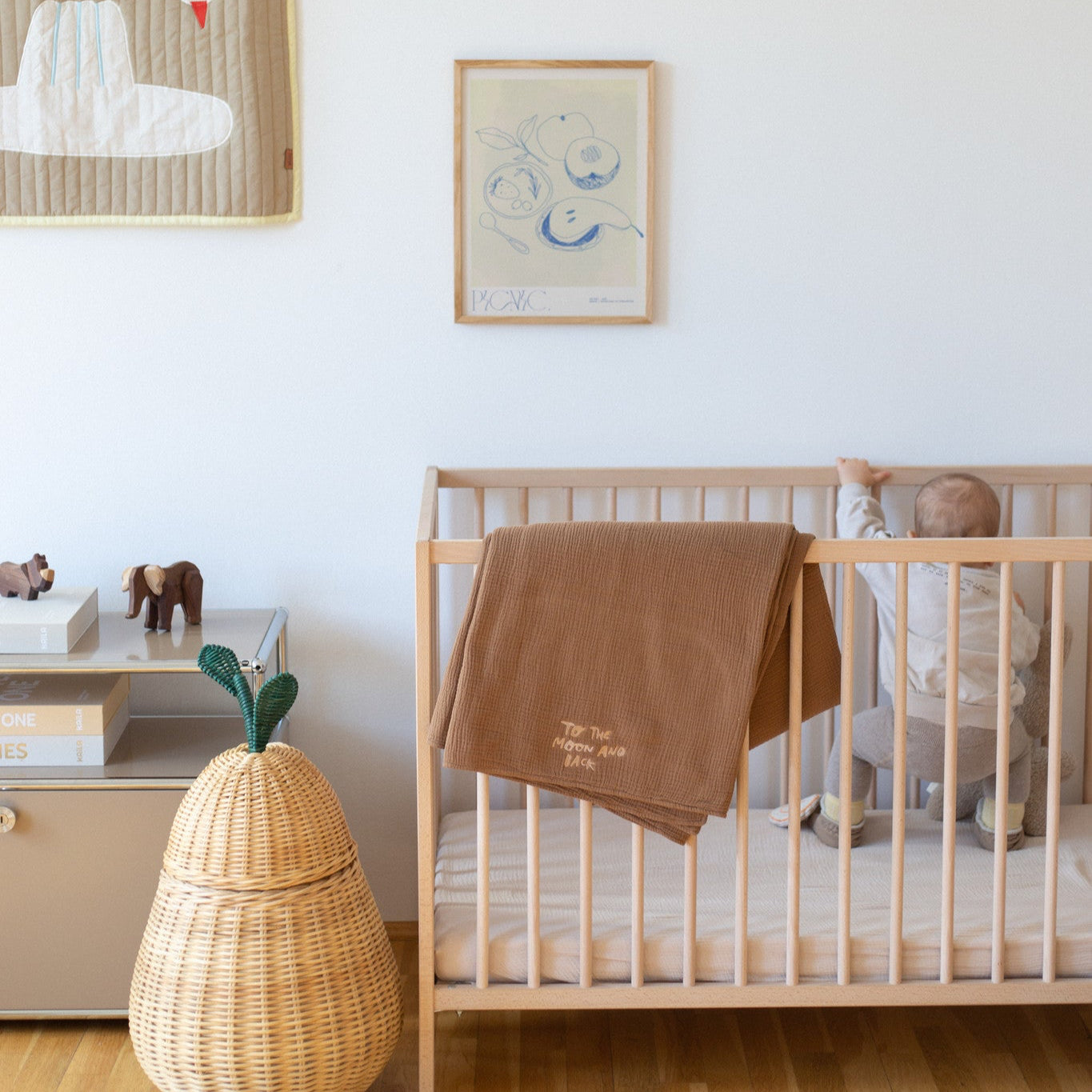 Muslin blanket better brownie