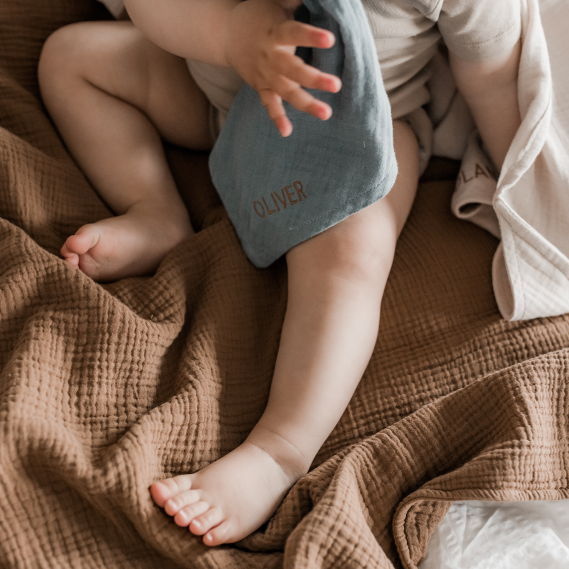 Speendoekje misty blue