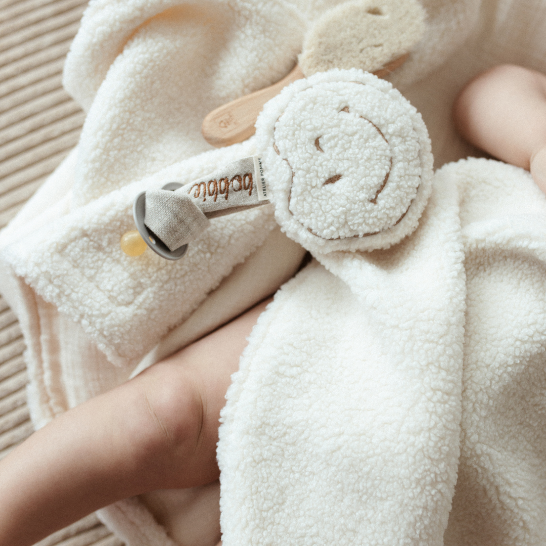 Speendoekje teddy snowy