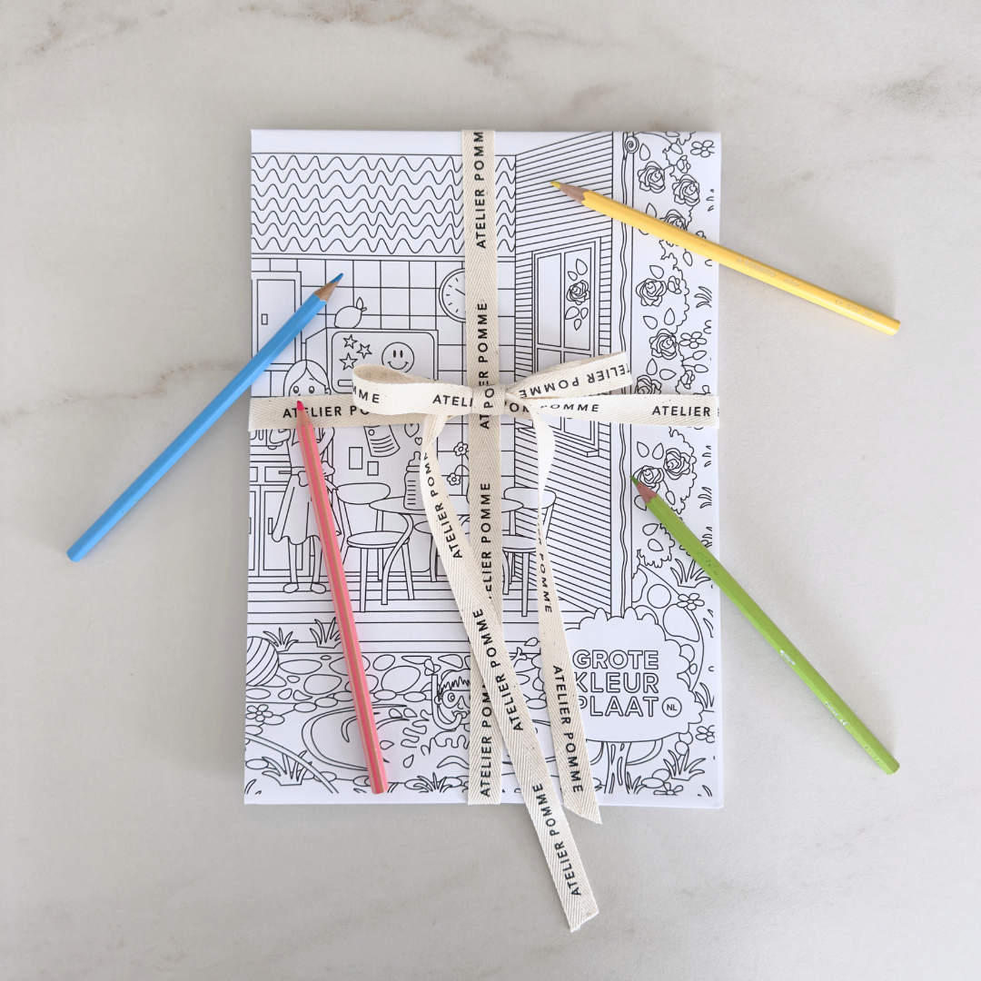 Een grote kleurplaat