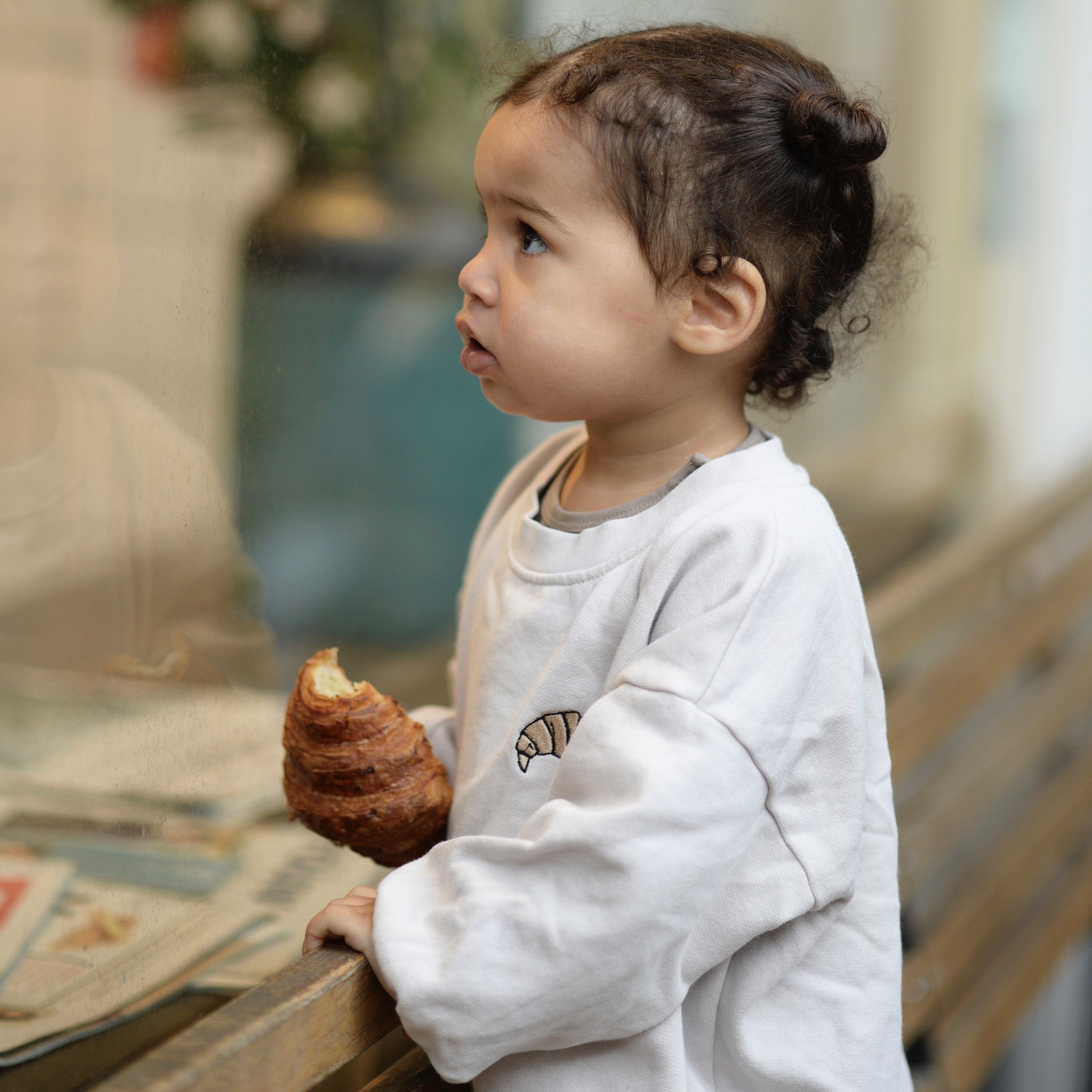 Sweater bonjour beige