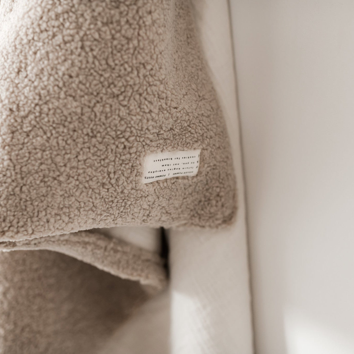 detail van teddy deken.