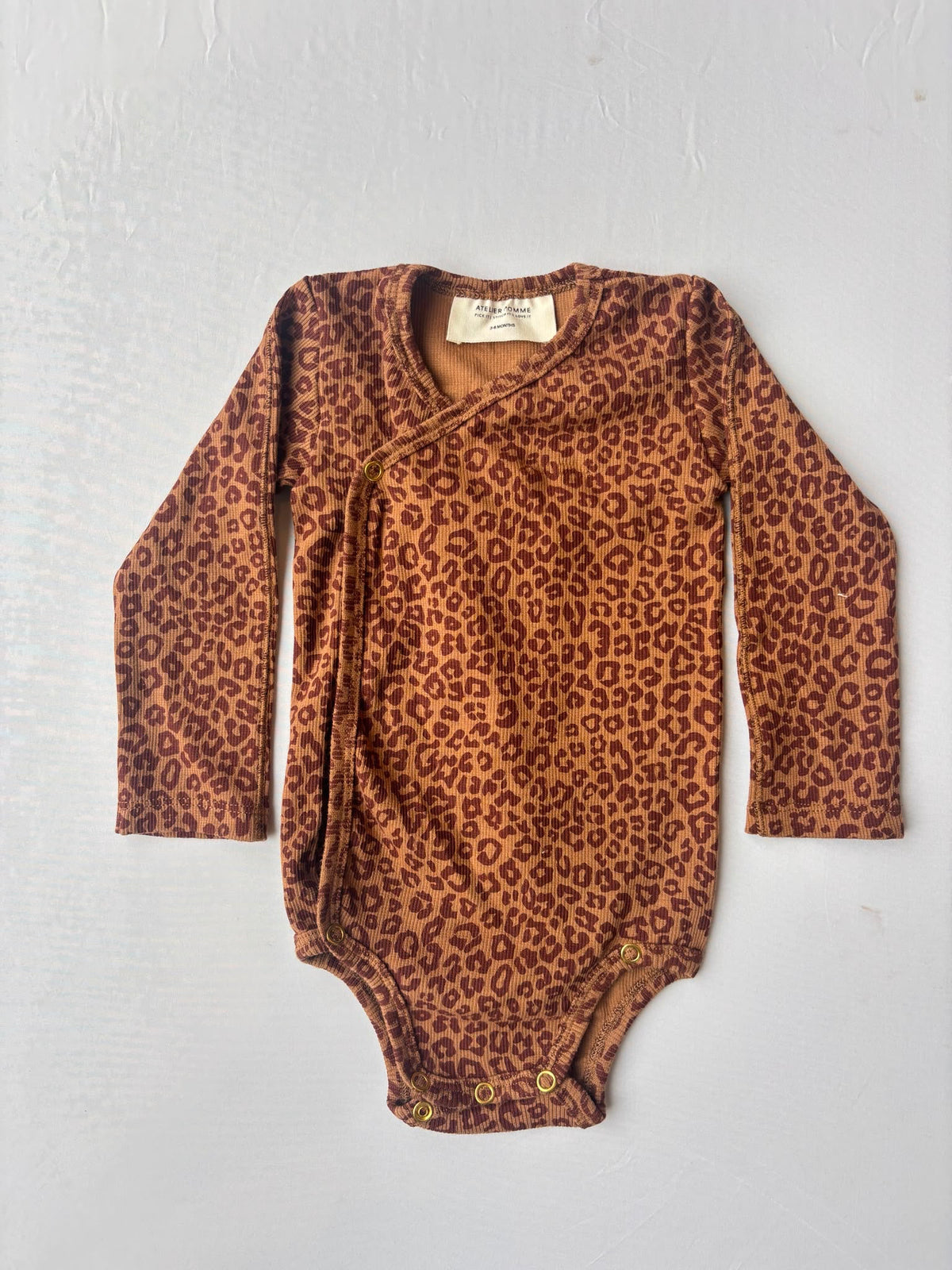 SAMPLE SALE |Leopard Rap Romper