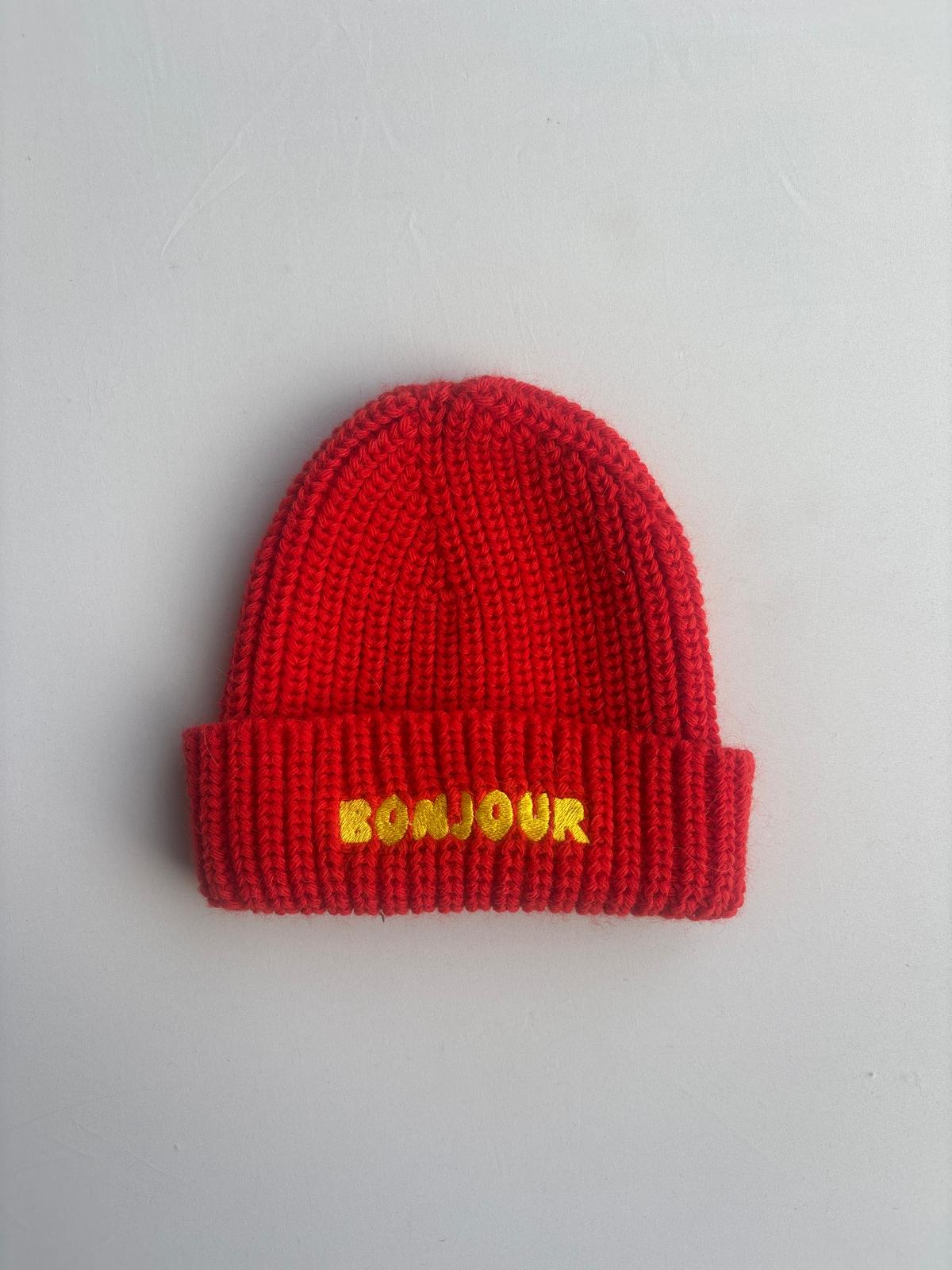 SAMPLE SALE |Beanie Ruby Red Bonjour