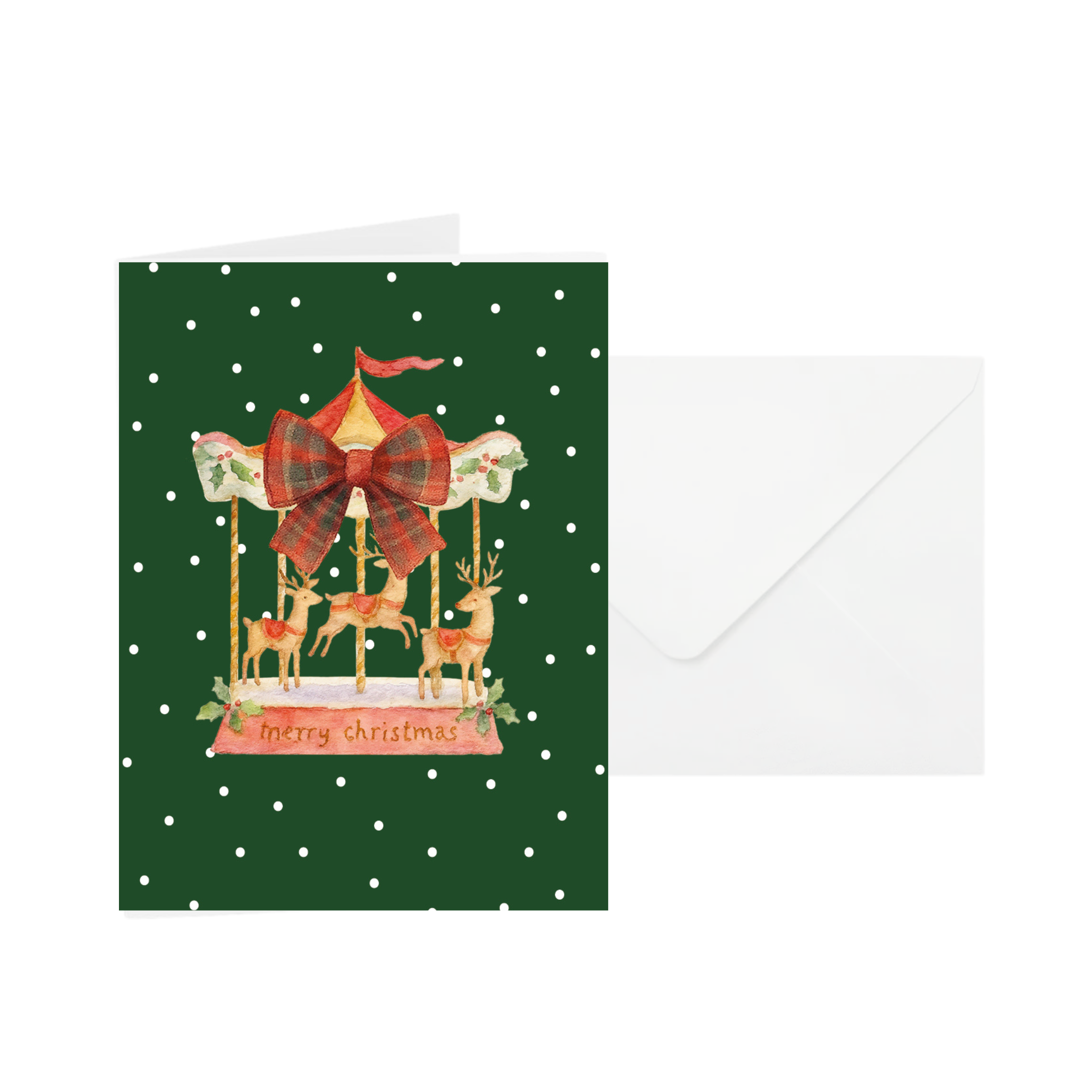 WENSKAART | CHRISTMAS CAROUSEL MAGIC