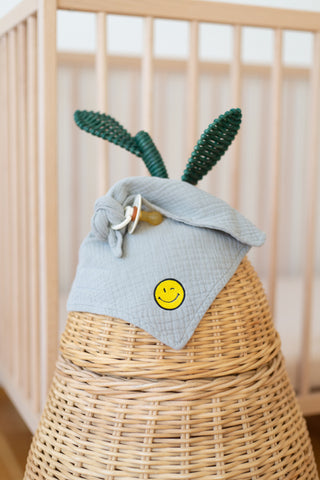 PACIFIER CLOTH CUDDLE | FEELIN' GREY