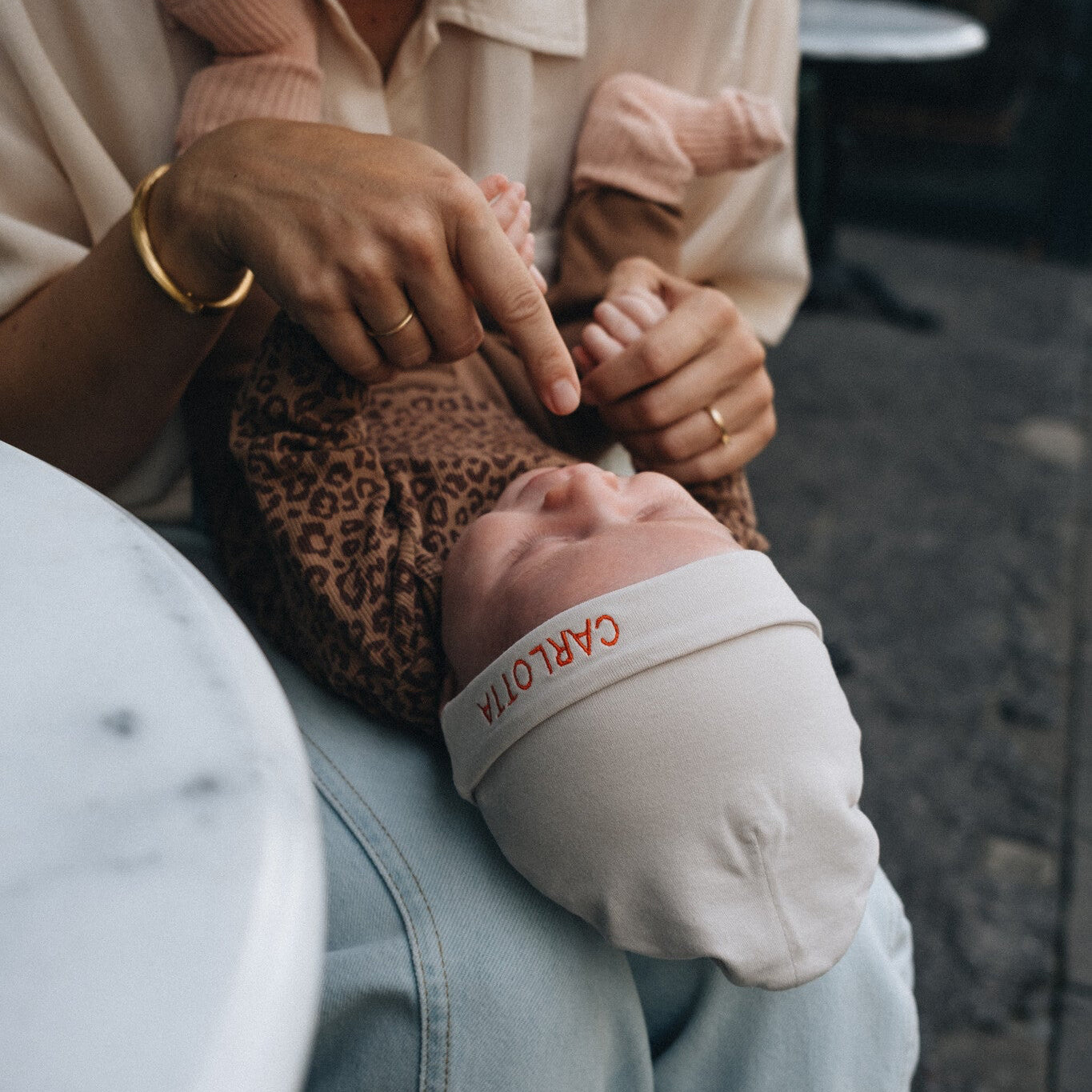 TEENY TINY BEANIE | BONJOUR BEIGE