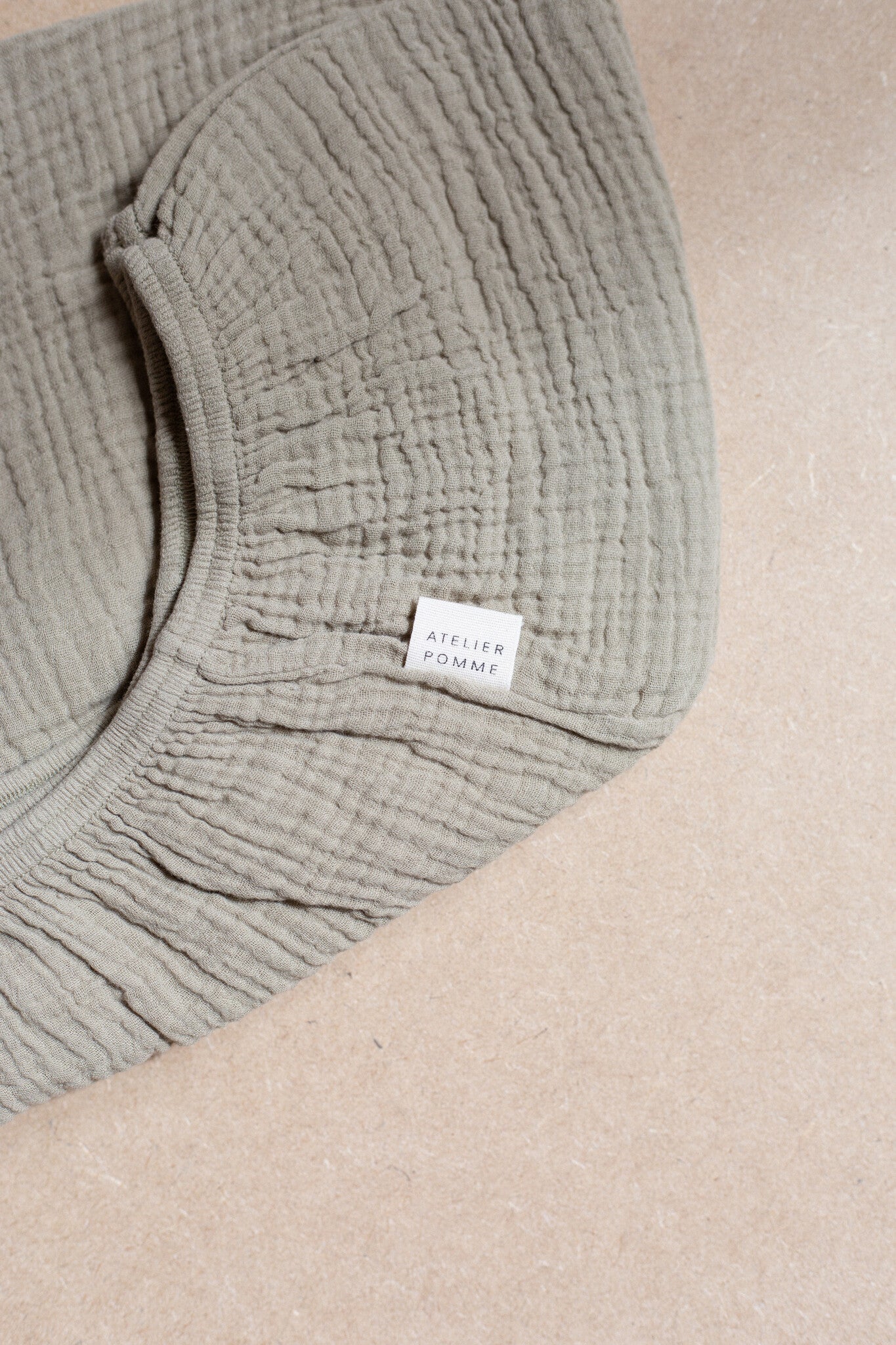 FITTED SHEET CRIB | MORNING MOSS