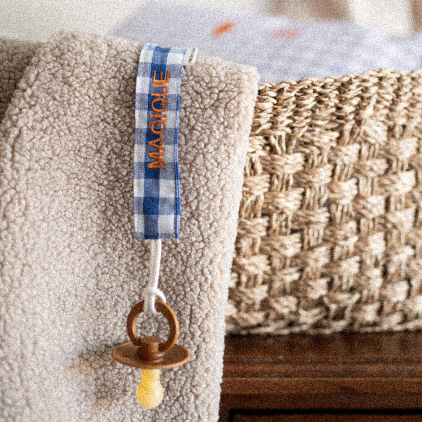 PACIFIER CORD CHECKED IN | BOOGIE BLUE