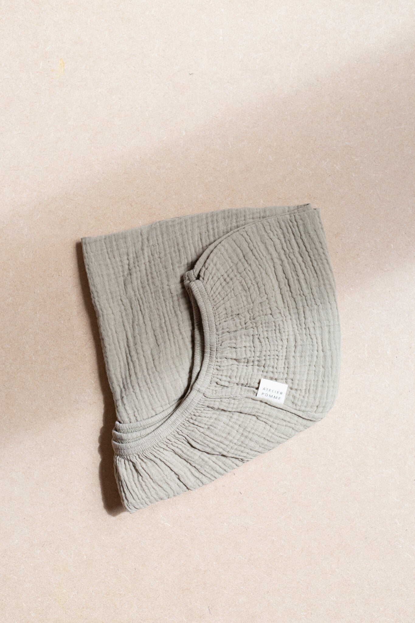 FITTED SHEET CRIB | MORNING MOSS