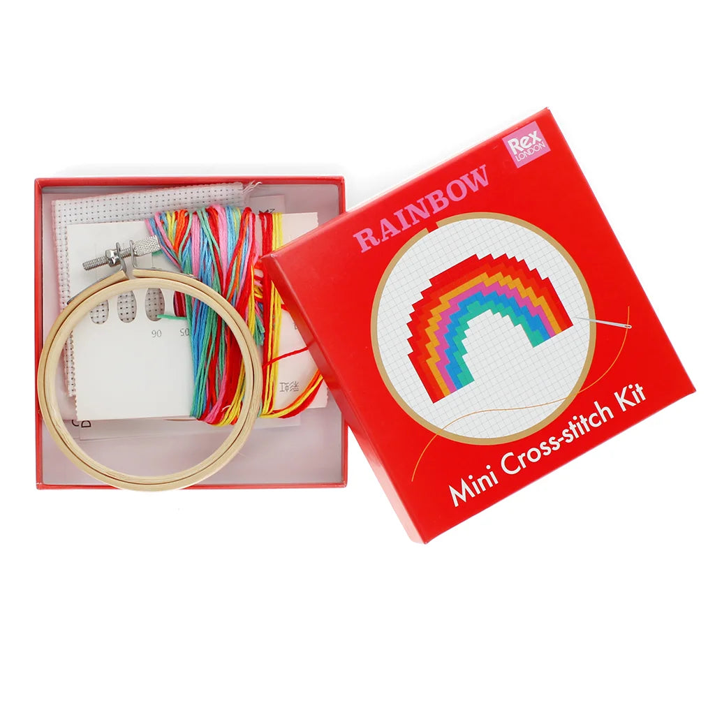 Mini-Kreuzstich-Set | Rainbow