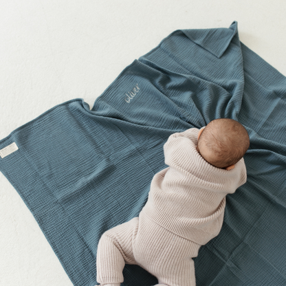 GIANT SWADDLE | MISTY BLUE