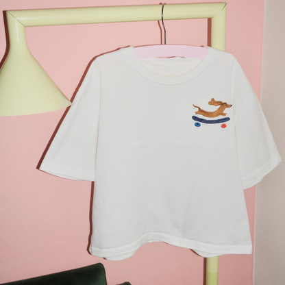 Oversized tee | Cosy white