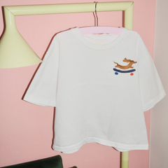 Oversized tee | Cosy white