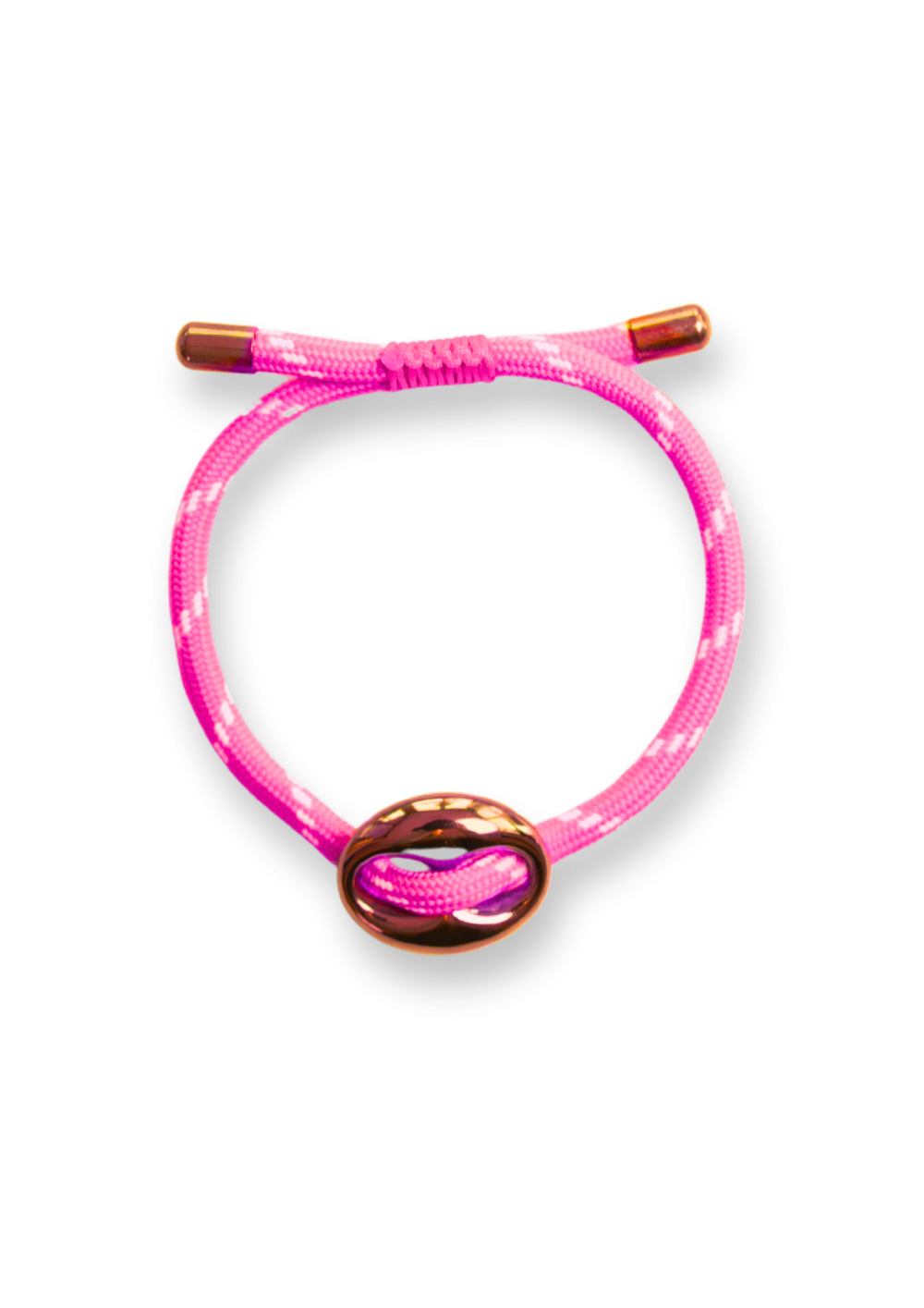 Bean Bracelet | Neon pink