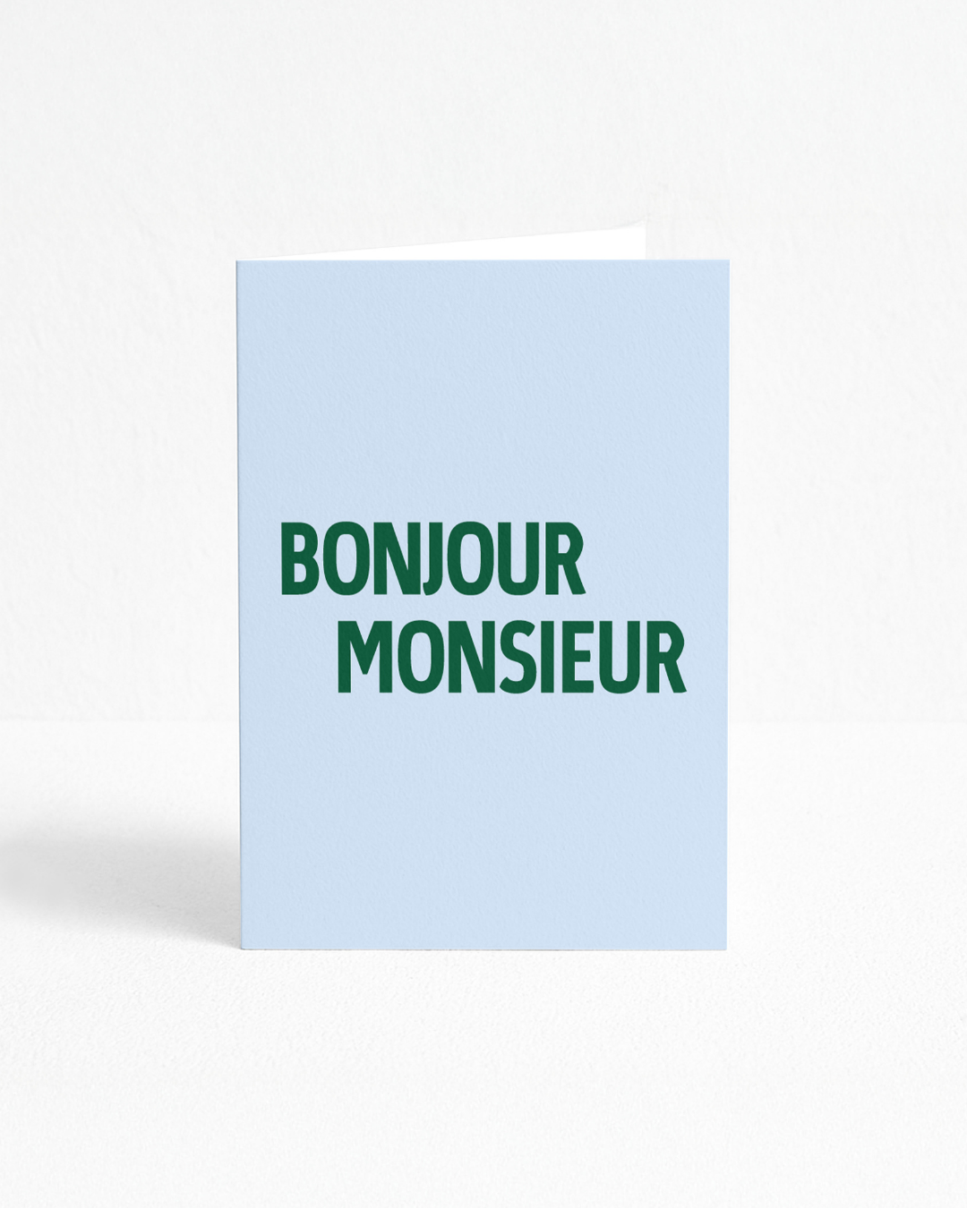 WENSKAART | BONJOUR MONSIEUR