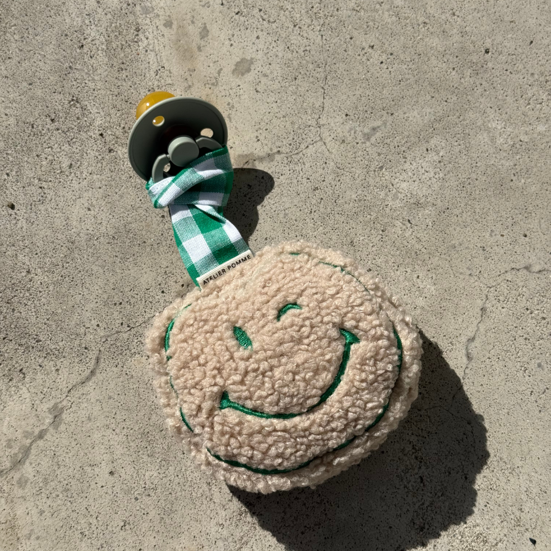 PACIFIER CLOTH  POMME | TEDDY EASY EMERALD
