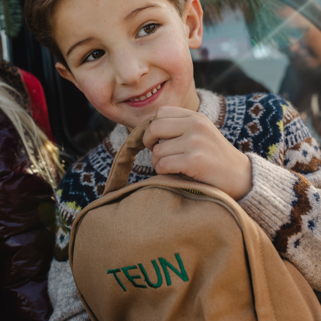 BACKPACK FINE BROWN | ÉDITION DE NOËL
