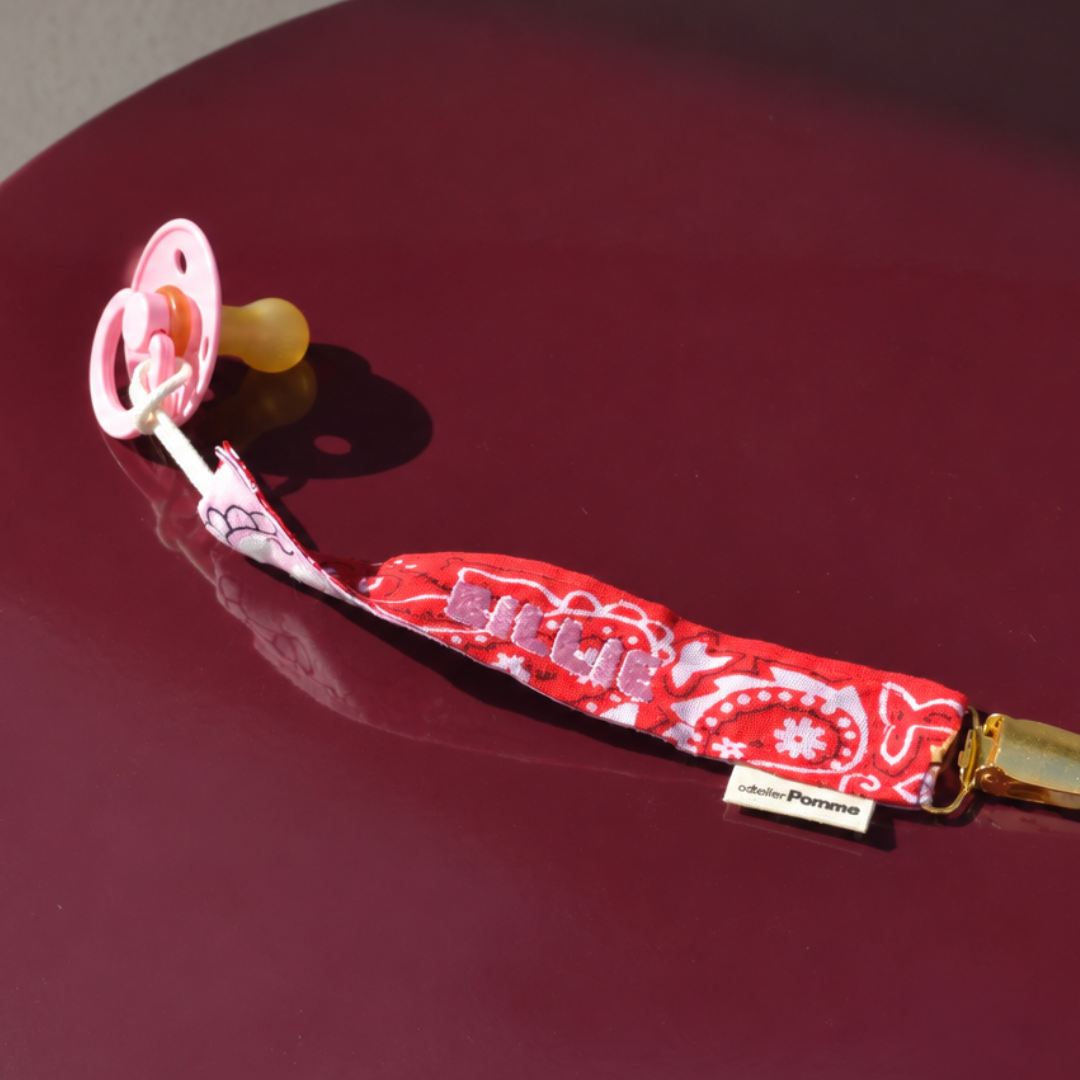 Speenkoord | Bandana Ruby Red