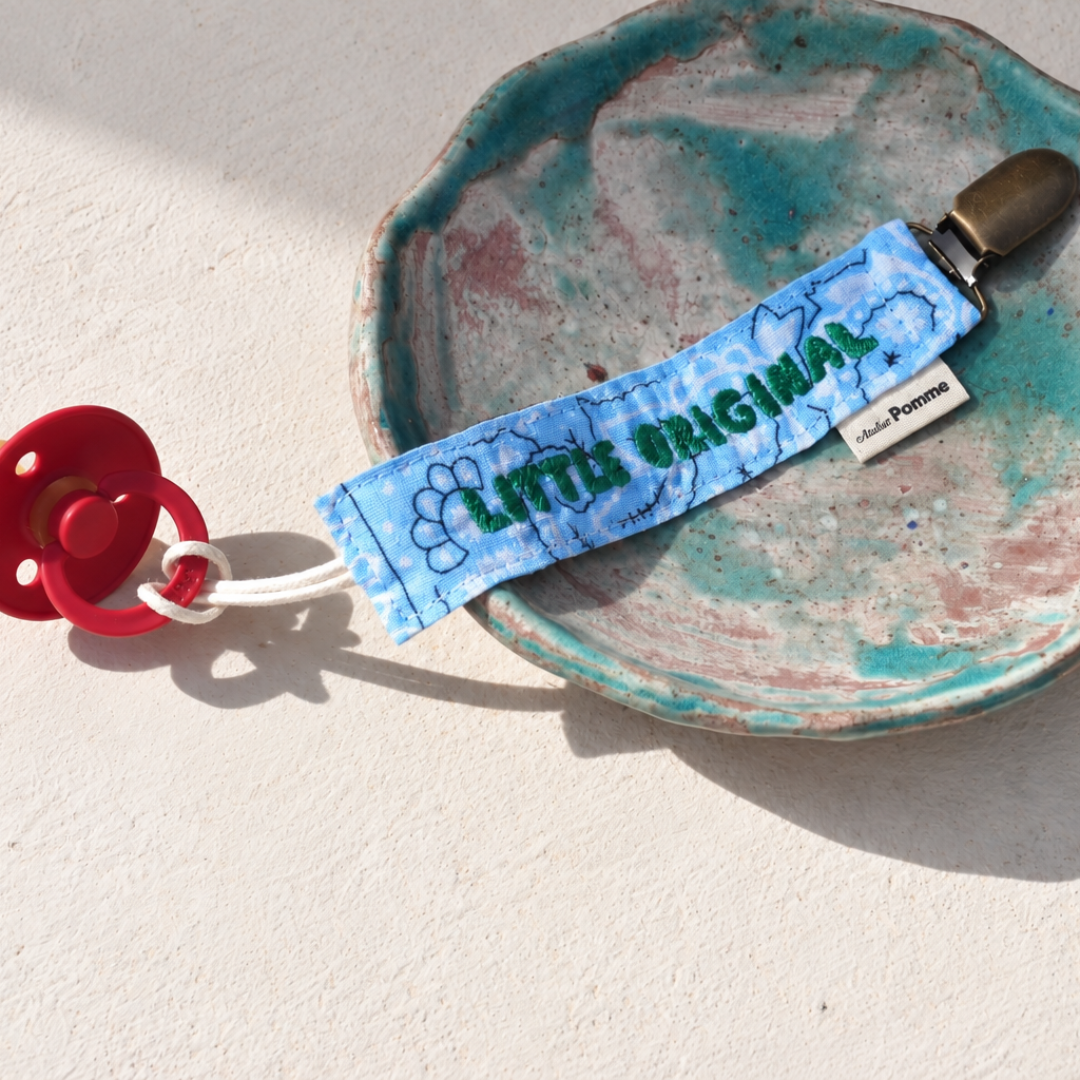Pacifier Cord | Bandana Dreamy Blue