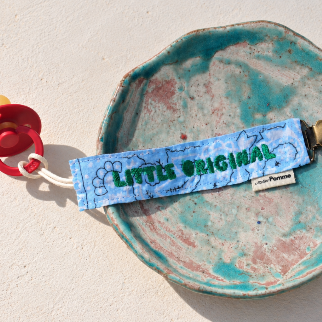 Pacifier Cord | Bandana Dreamy Blue