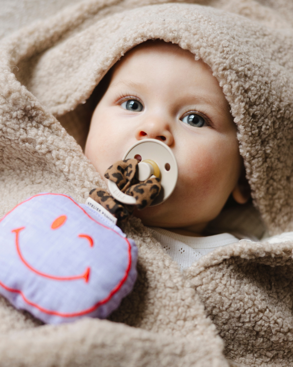 PACIFIER CLOTH POMME | LI-LA LEOPARD