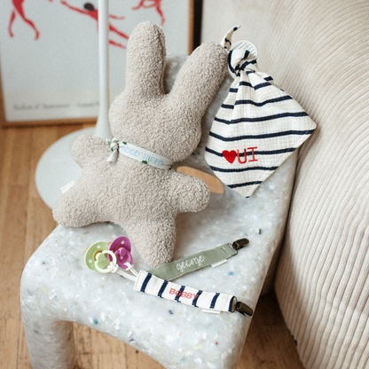 PACIFIER CORD | LINEN MORNING MOSS