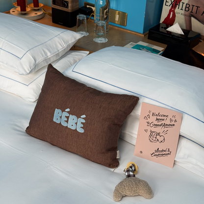 Cushion: Linen | Hot Chocolate