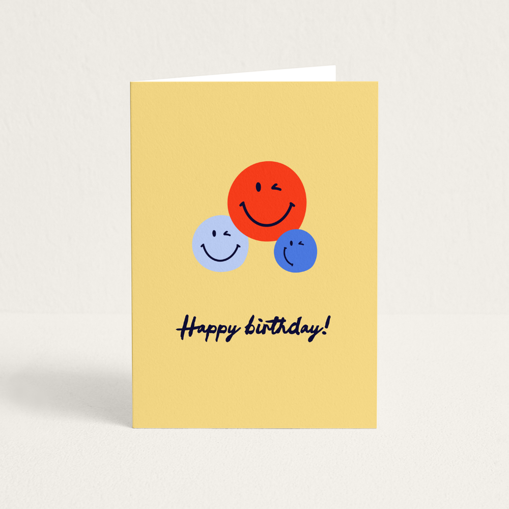 Post Card | Happy Birthday Smiley
