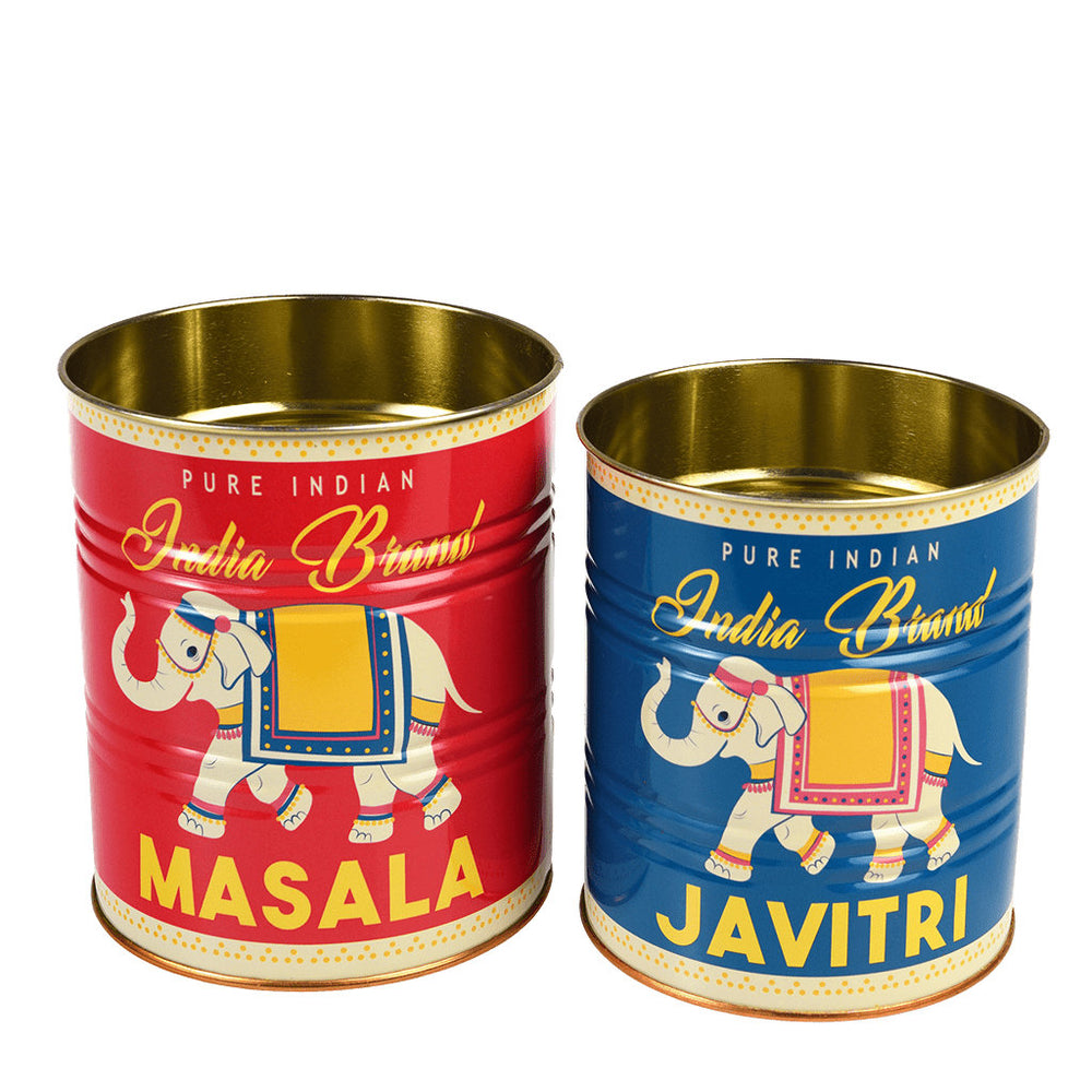 Storage Tins | Masala and Javitri