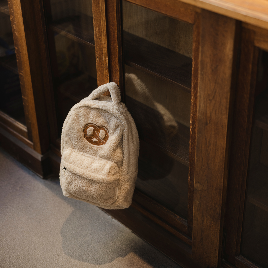 Een gepersonaliseerde rugzak van teddy