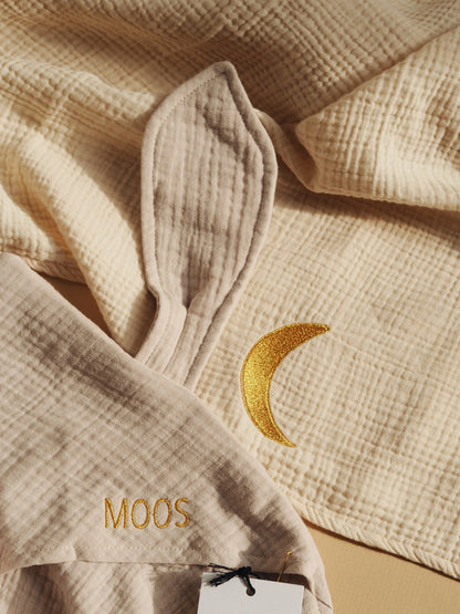 Bath cape bonjour beige 