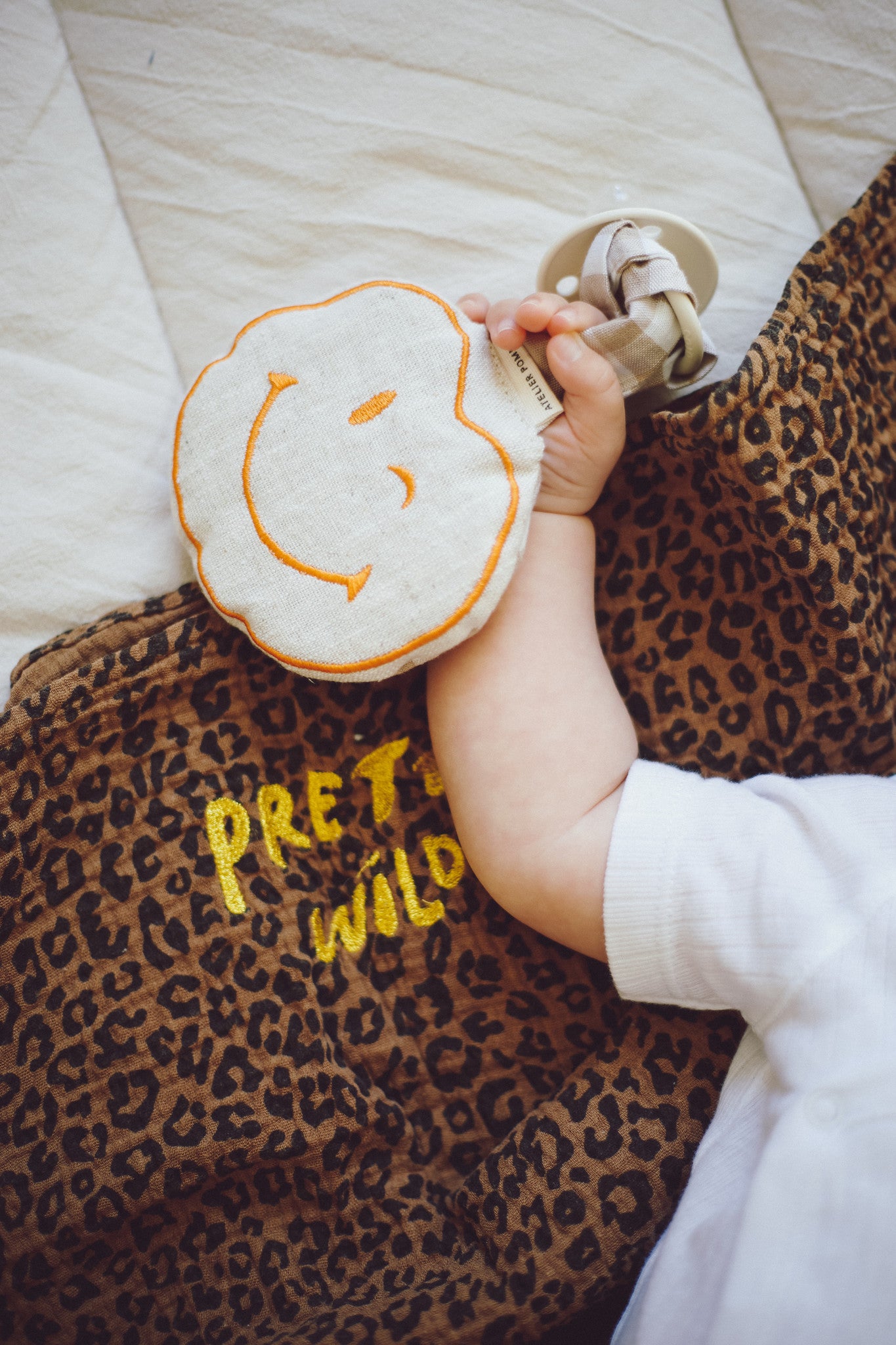 Bibs speen bonjour beige 