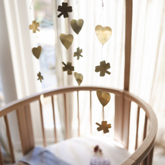 BRASS MOBILE | HEARTS & CLOVER