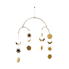 BRASS MOBILE | MOON & STARS