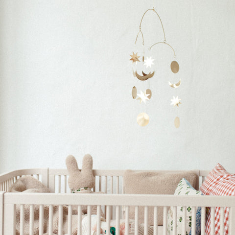 BRASS MOBILE | MOON & STARS