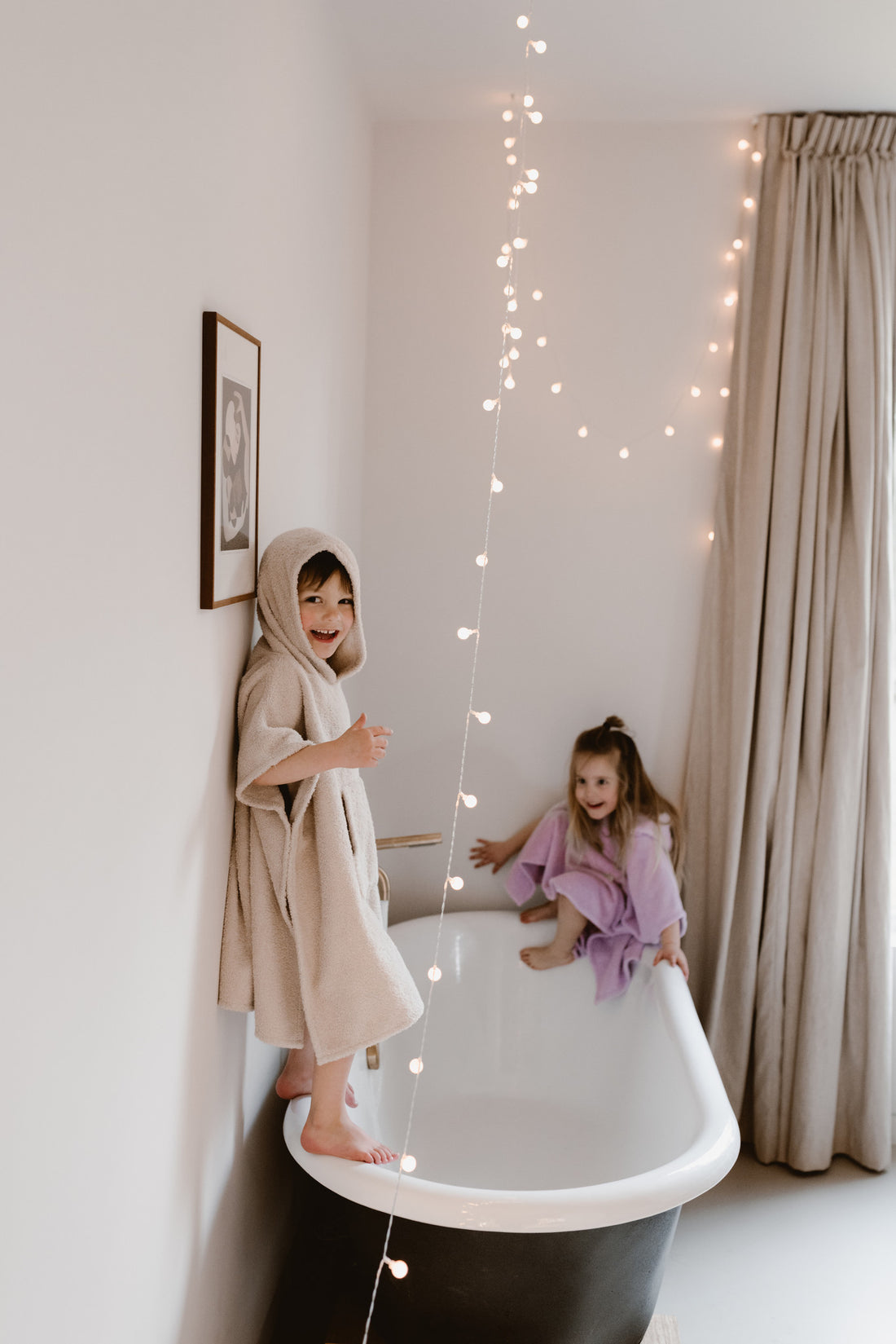 Bubbly poncho bonjour beige 