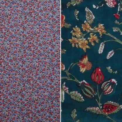 bloemenprint van kussen