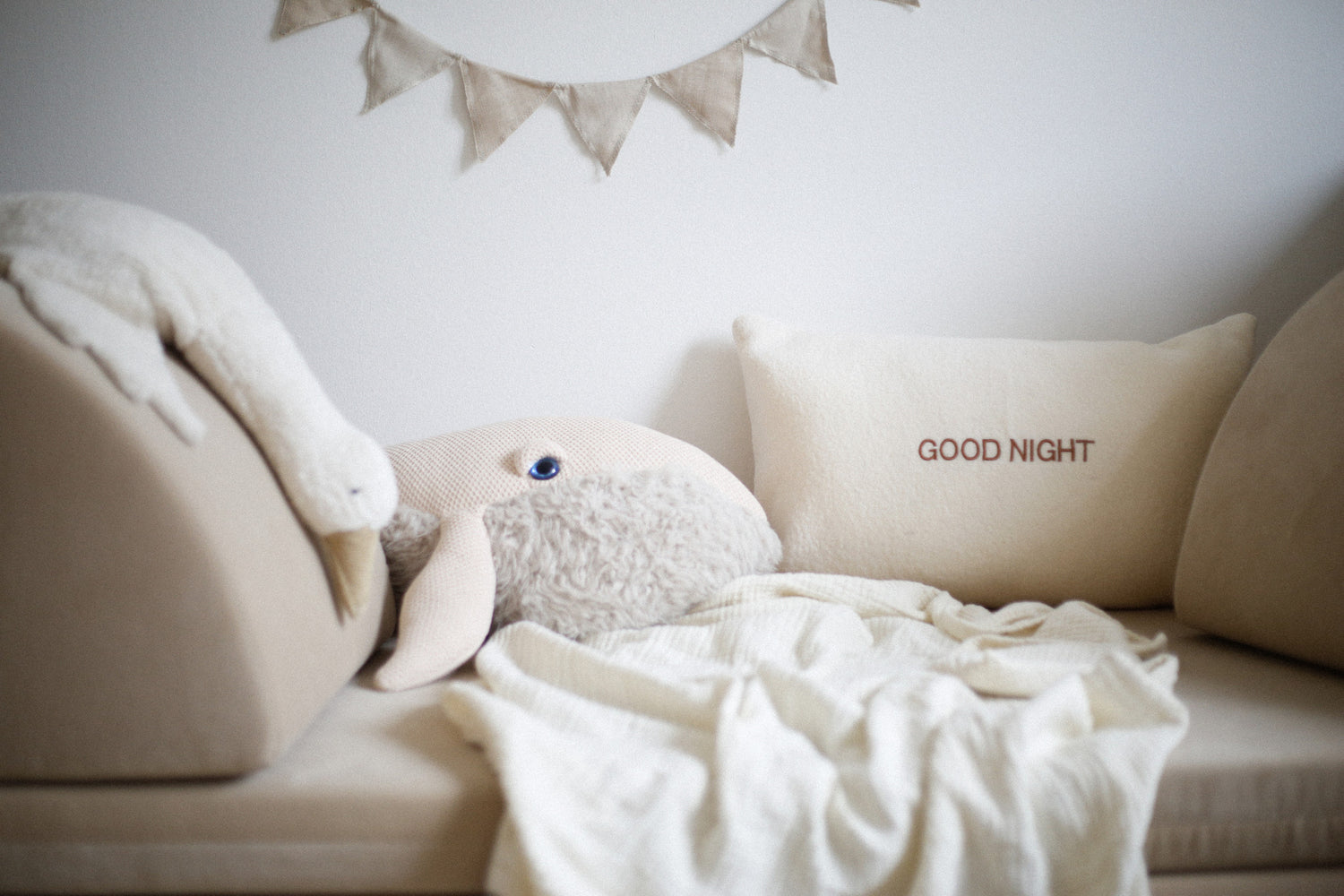 Kussen met personalisatie erop